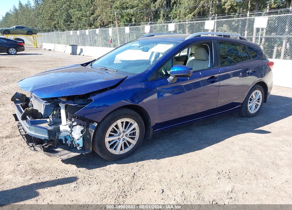 2018 SUBARU IMPREZA 2.0I PREMIUM VIN: 4S3GTAD67J3726495