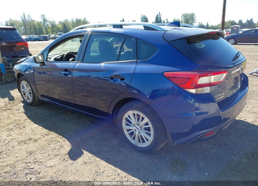 2018 SUBARU IMPREZA 2.0I PREMIUM VIN: 4S3GTAD67J3726495