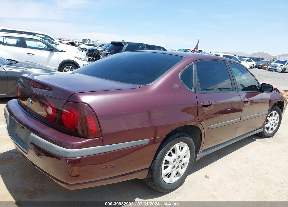 2003 CHEVROLET IMPALA VIN: 2G1WF52E939177101