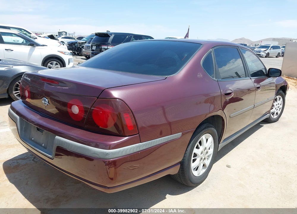 2003 CHEVROLET IMPALA VIN: 2G1WF52E939177101