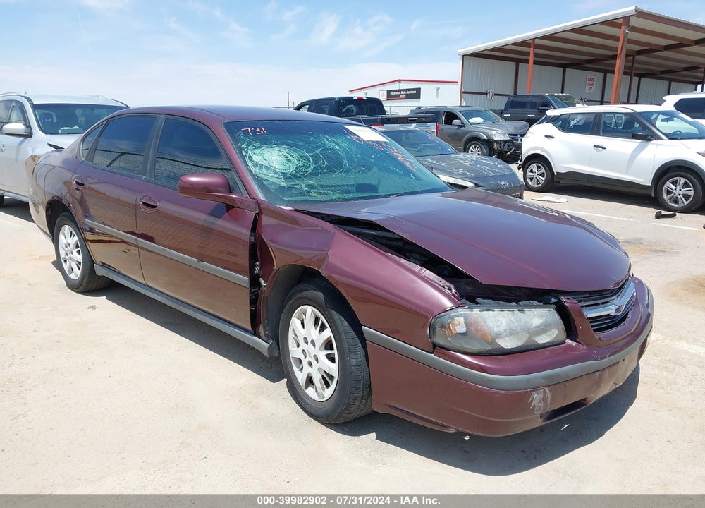2003 CHEVROLET IMPALA VIN: 2G1WF52E939177101