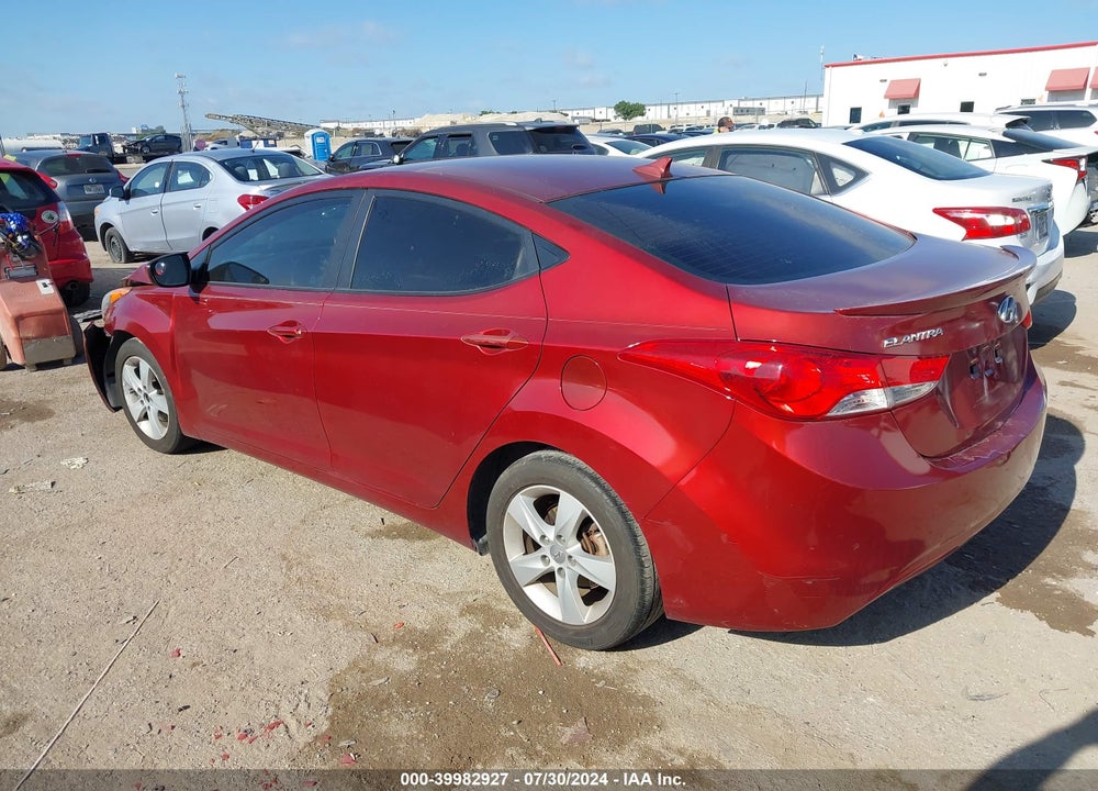 2013 HYUNDAI ELANTRA GLS VIN: 5NPDH4AE5DH316692