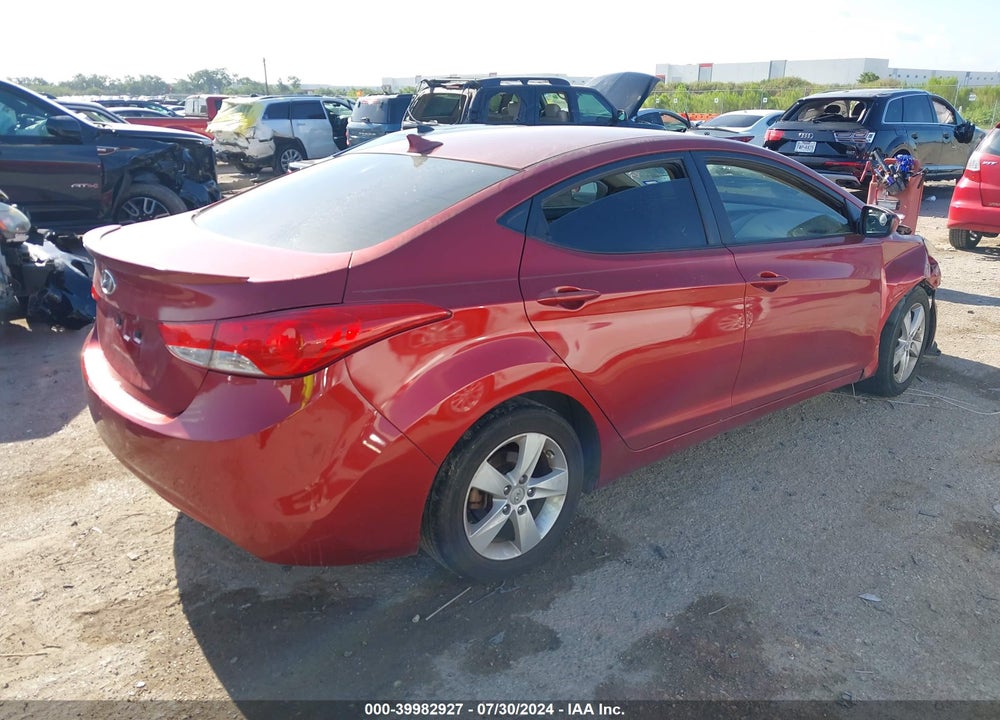 2013 HYUNDAI ELANTRA GLS VIN: 5NPDH4AE5DH316692