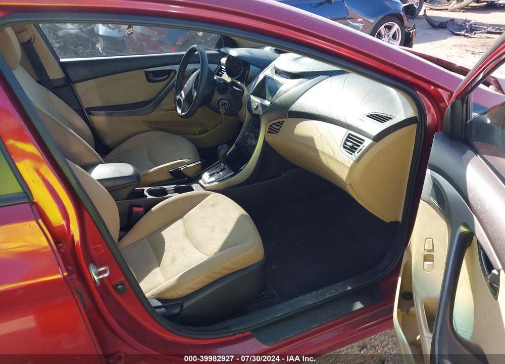 2013 HYUNDAI ELANTRA GLS VIN: 5NPDH4AE5DH316692