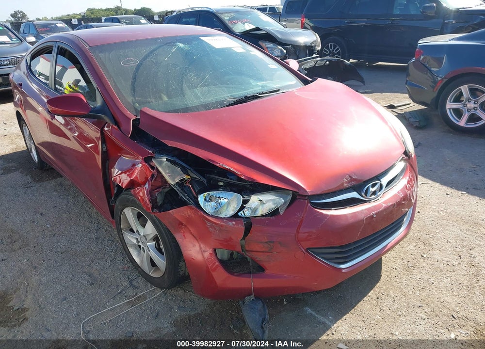 2013 HYUNDAI ELANTRA GLS VIN: 5NPDH4AE5DH316692