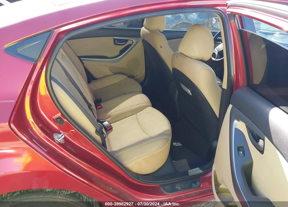 2013 HYUNDAI ELANTRA GLS VIN: 5NPDH4AE5DH316692