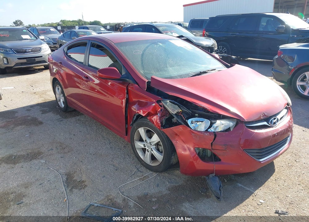 2013 HYUNDAI ELANTRA GLS VIN: 5NPDH4AE5DH316692