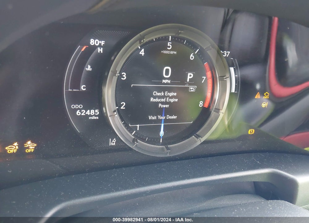 2019 LEXUS ES 350 F-SPORT VIN: 58ABZ1B16KU030534