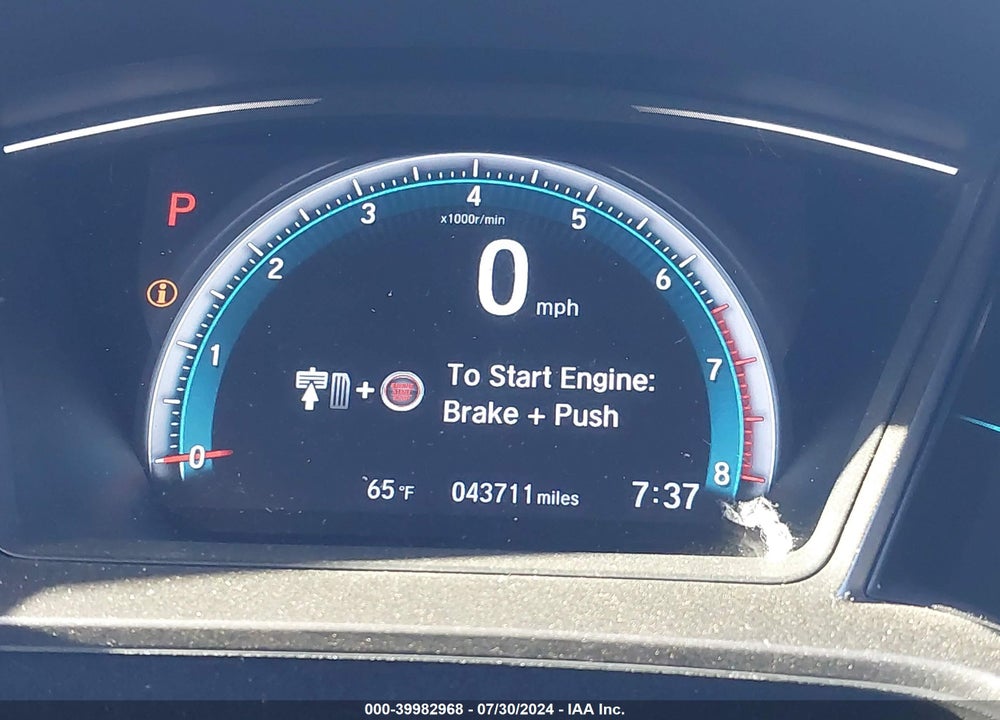 2018 HONDA CIVIC EX VIN: SHHFK7H53JU424416