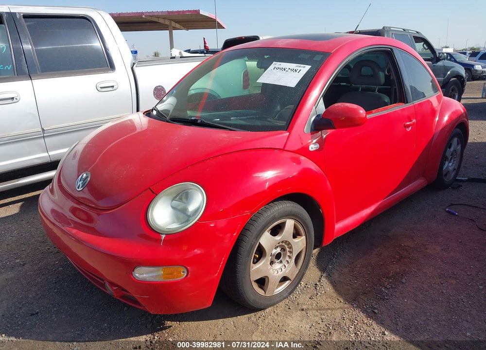 2001 VOLKSWAGEN NEW BEETLE GLS 1.8L TURBO VIN: 3VWCD21C51M440958