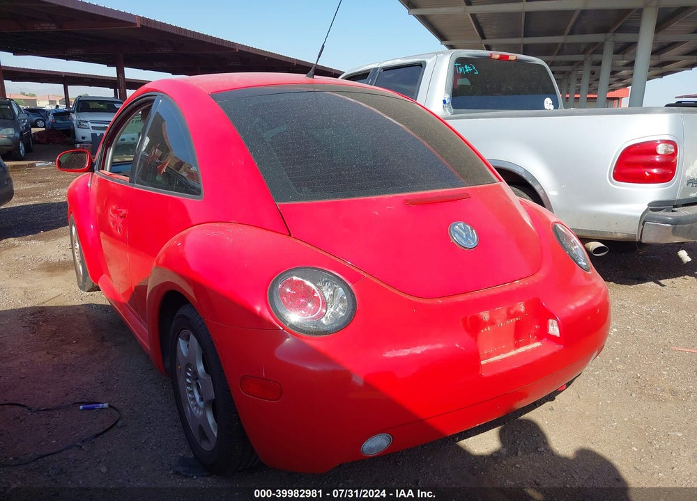 2001 VOLKSWAGEN NEW BEETLE GLS 1.8L TURBO VIN: 3VWCD21C51M440958