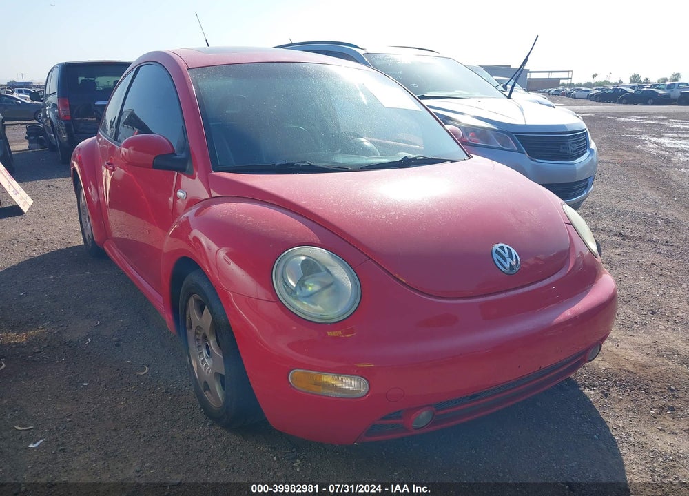 2001 VOLKSWAGEN NEW BEETLE GLS 1.8L TURBO VIN: 3VWCD21C51M440958