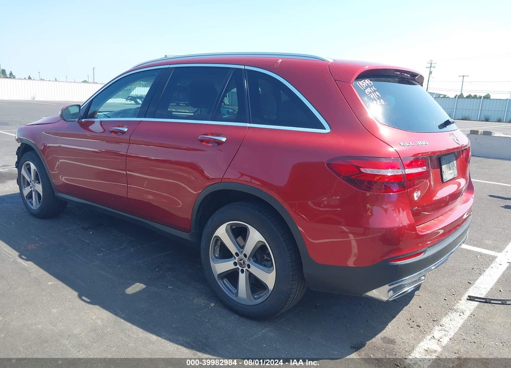 2019 MERCEDES-BENZ GLC 300 4MATIC VIN: WDC0G4KB1KV189548