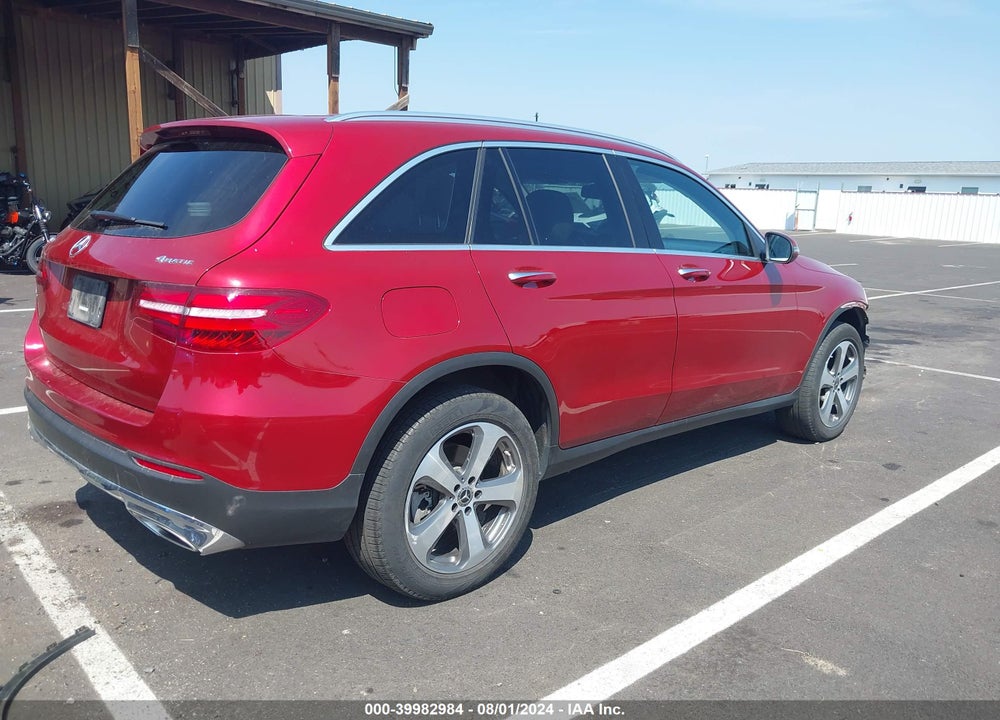 2019 MERCEDES-BENZ GLC 300 4MATIC VIN: WDC0G4KB1KV189548