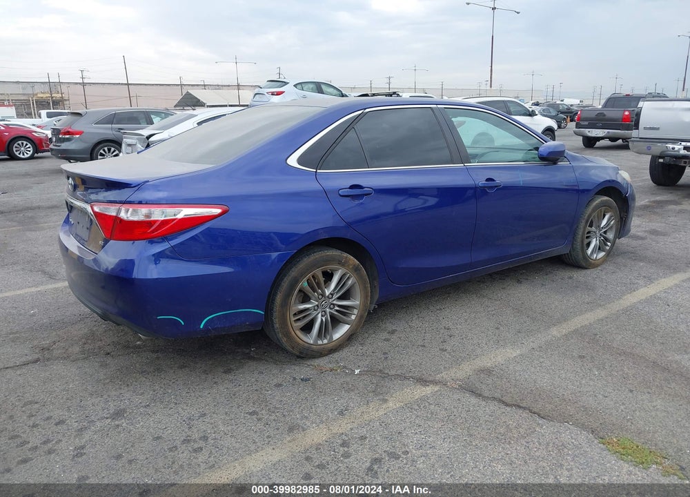 2016 TOYOTA CAMRY SE VIN: 4T1BF1FK0GU549041