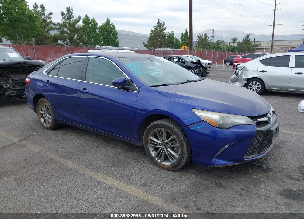 2016 TOYOTA CAMRY SE VIN: 4T1BF1FK0GU549041