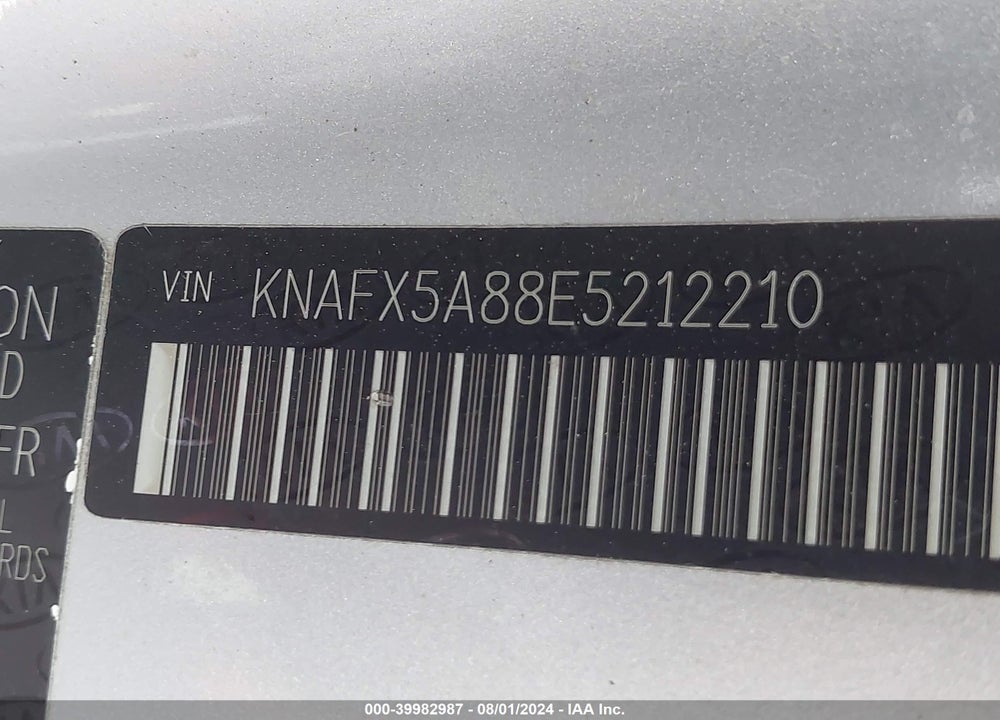 2014 KIA FORTE EX VIN: KNAFX5A88E5212210