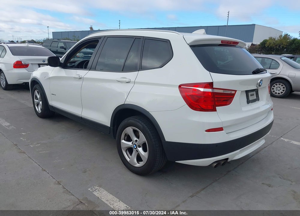 2011 BMW X3 XDRIVE28I VIN: 5UXWX5C5XBL708931