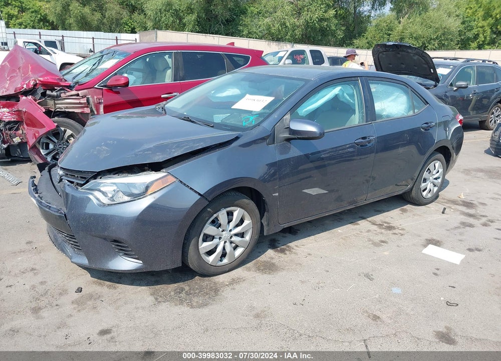 2015 TOYOTA COROLLA LE VIN: 2T1BURHE1FC449235