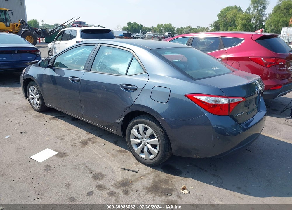 2015 TOYOTA COROLLA LE VIN: 2T1BURHE1FC449235