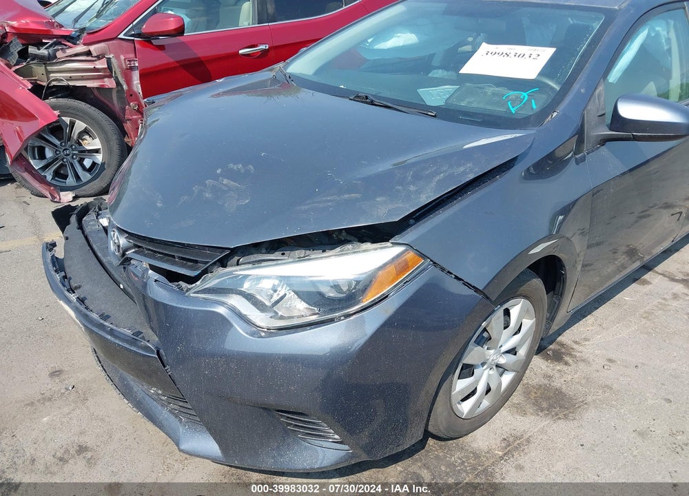 2015 TOYOTA COROLLA LE VIN: 2T1BURHE1FC449235