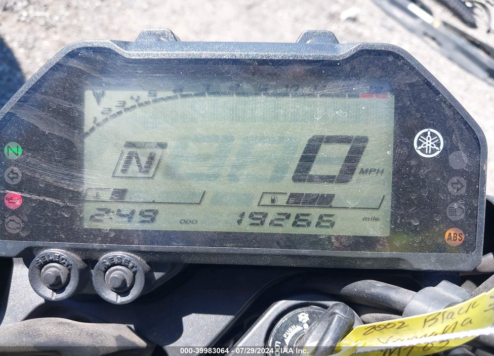 2020 YAMAHA MT-03 VIN: MH3RH20Y8LK001151