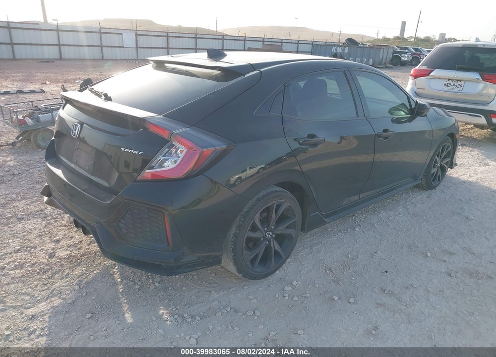 2018 HONDA CIVIC SPORT VIN: SHHFK7H42JU229608