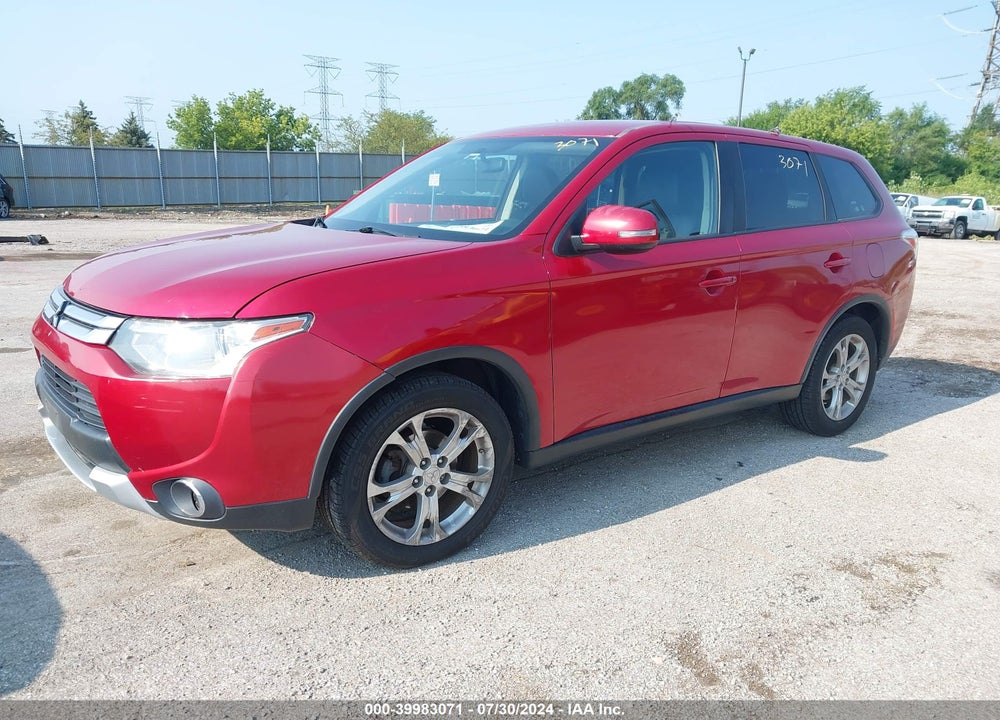 2015 MITSUBISHI OUTLANDER SE VIN: JA4AD3A30FZ009377
