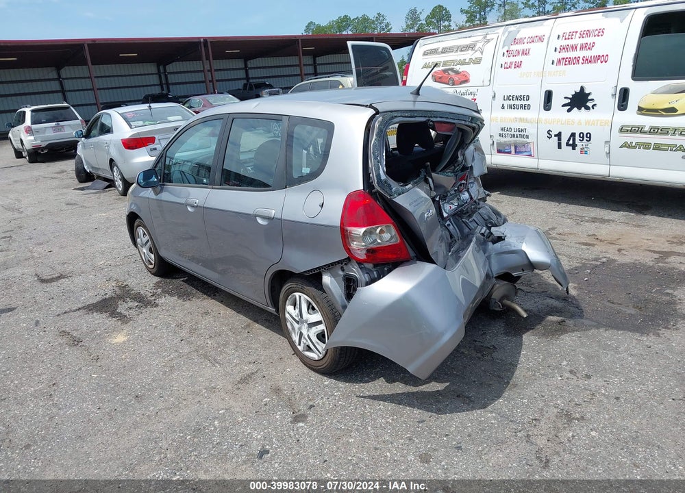 2008 HONDA FIT VIN: JHMGD37448S072072