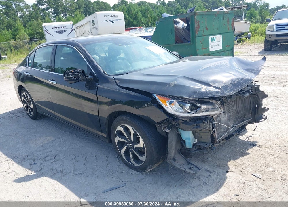 2017 HONDA ACCORD EX-L V6 VIN: 1HGCR3F07HA002492