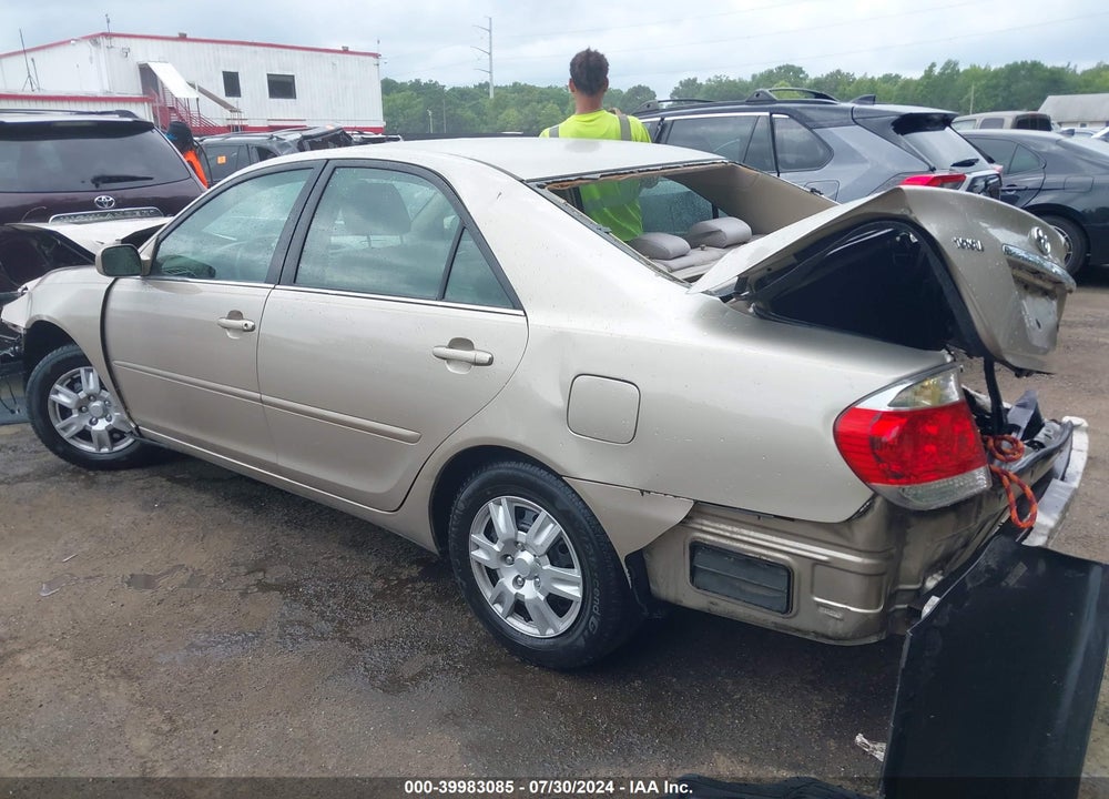 2005 TOYOTA CAMRY LE VIN: 4T1BE30K65U082597