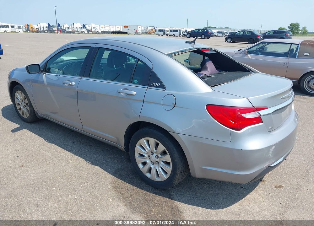 2014 CHRYSLER 200 LX VIN: 1C3CCBAB1EN210041