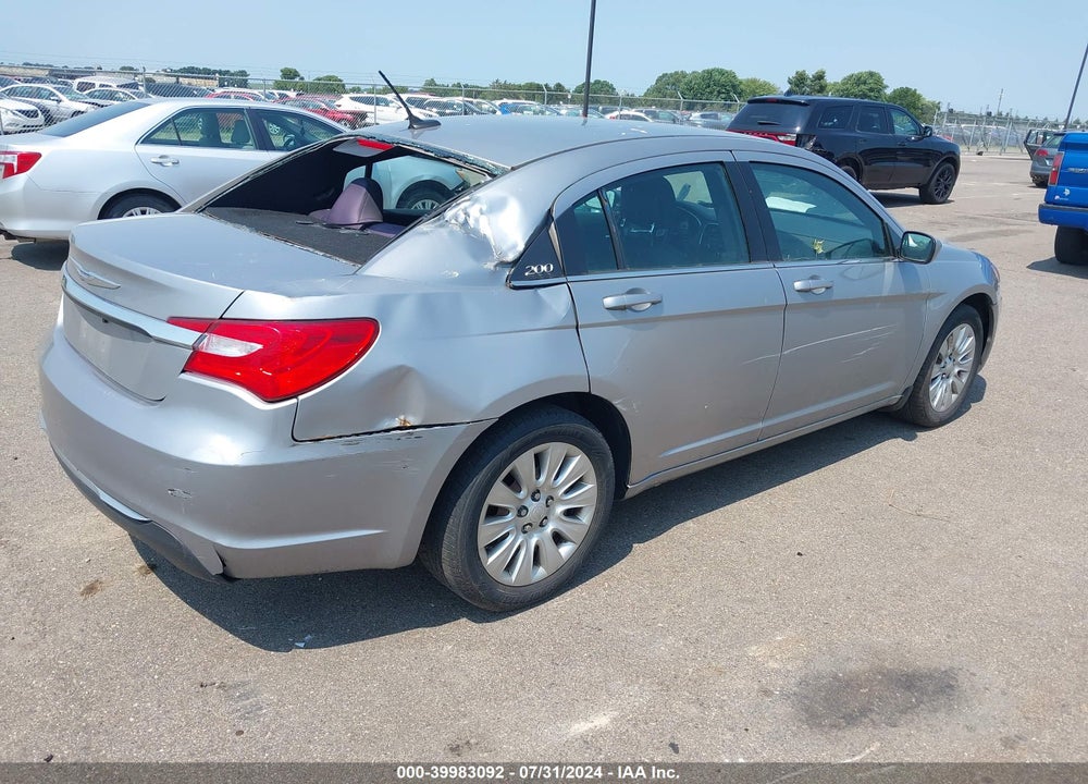 2014 CHRYSLER 200 LX VIN: 1C3CCBAB1EN210041