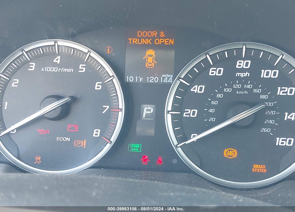 2016 ACURA TLX VIN: 19UUB1F30GA010150