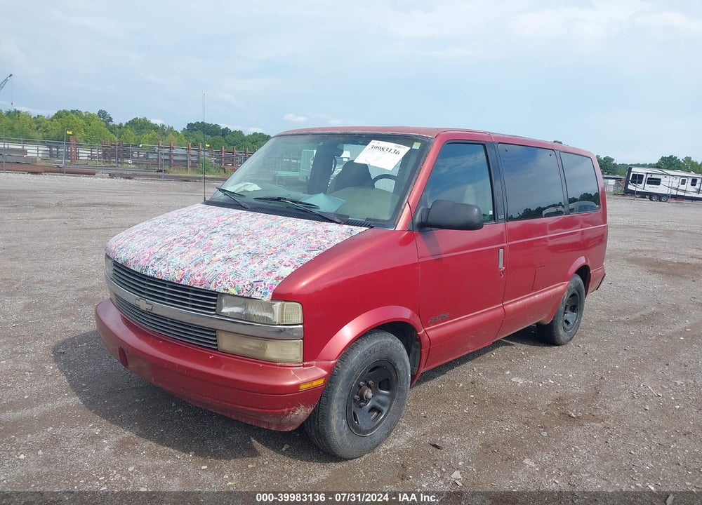1998 CHEVROLET ASTRO VIN: 1GNDM19WXWB205980