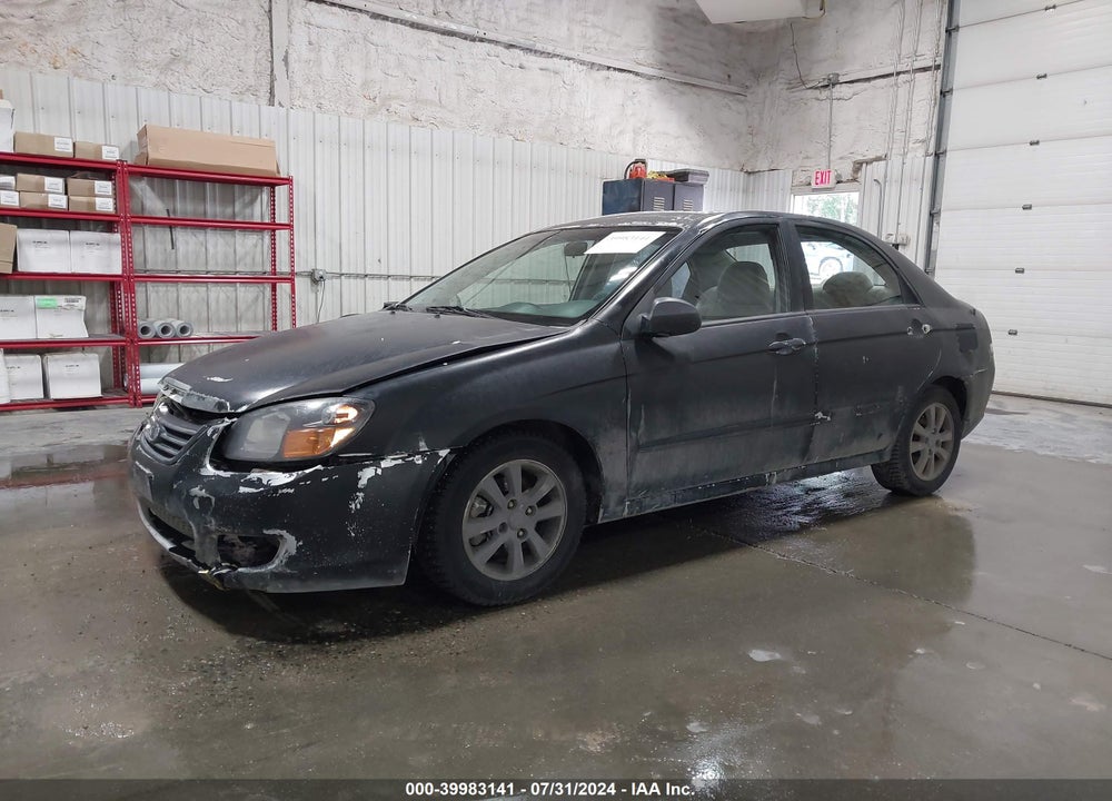 2009 KIA SPECTRA EX VIN: KNAFE221795613047