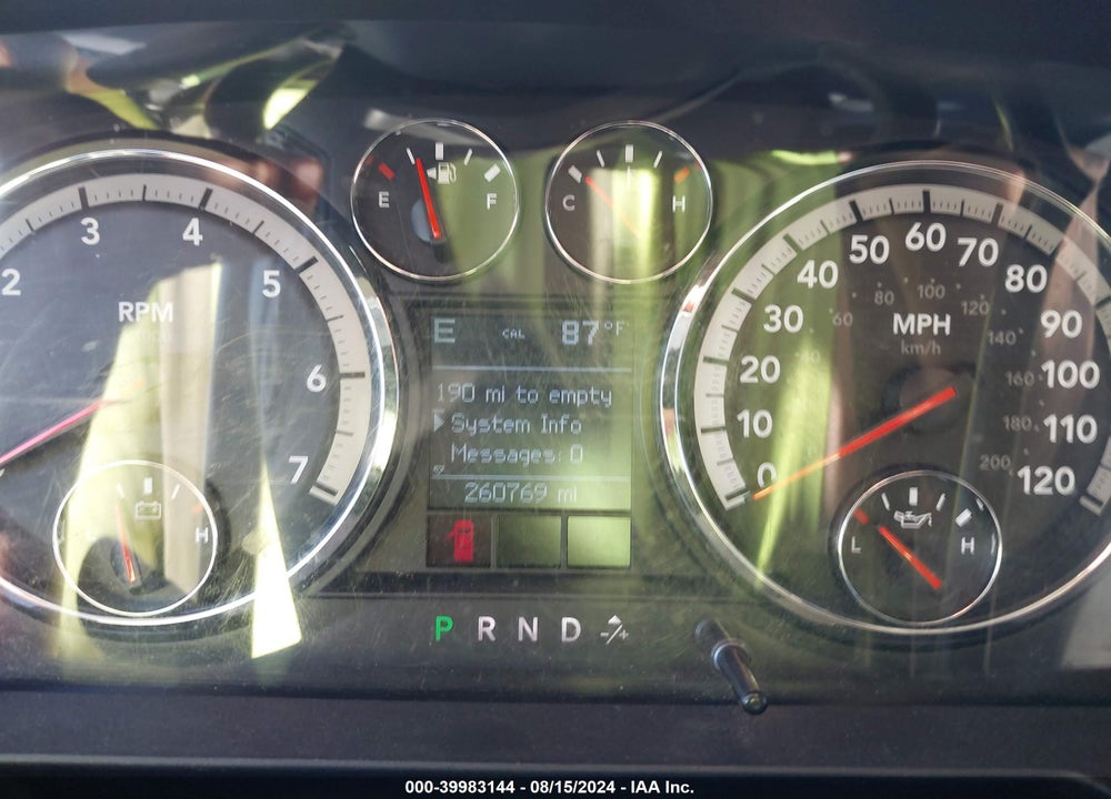 2009 DODGE RAM 1500 SLT/SPORT/TRX VIN: 1D3HB13P69S767159