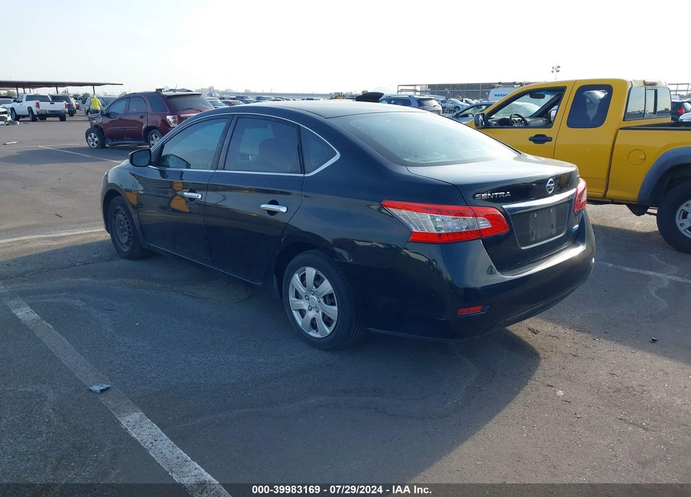 2013 NISSAN SENTRA SV VIN: 3N1AB7AP3DL781725