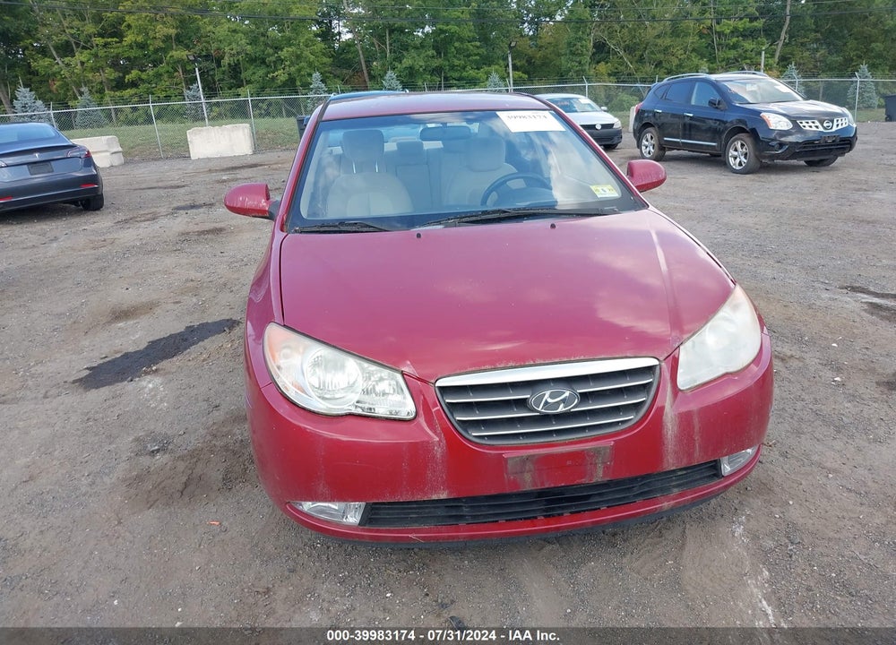 2008 HYUNDAI ELANTRA GLS/SE VIN: KMHDU46D78U567698