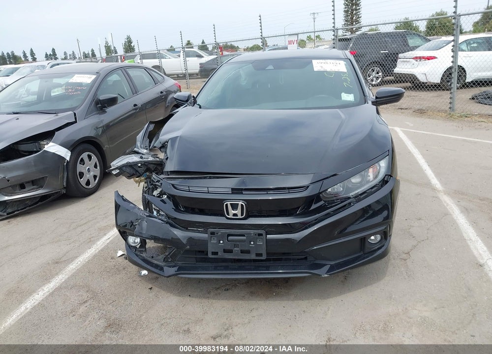 2020 HONDA CIVIC SPORT VIN: 2HGFC2F83LH574748