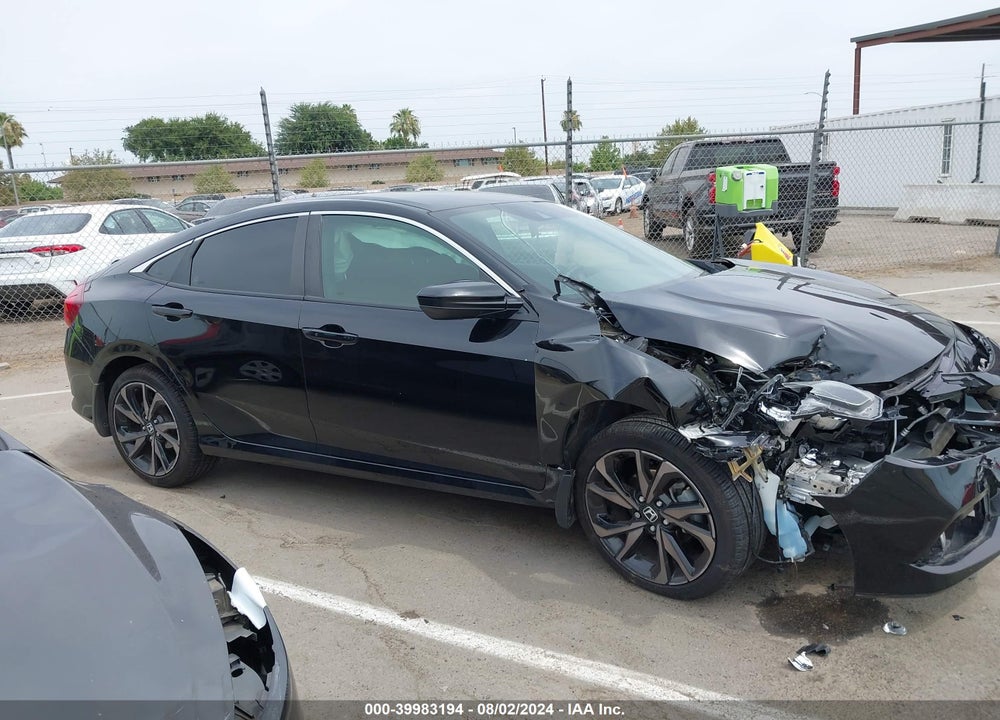 2020 HONDA CIVIC SPORT VIN: 2HGFC2F83LH574748