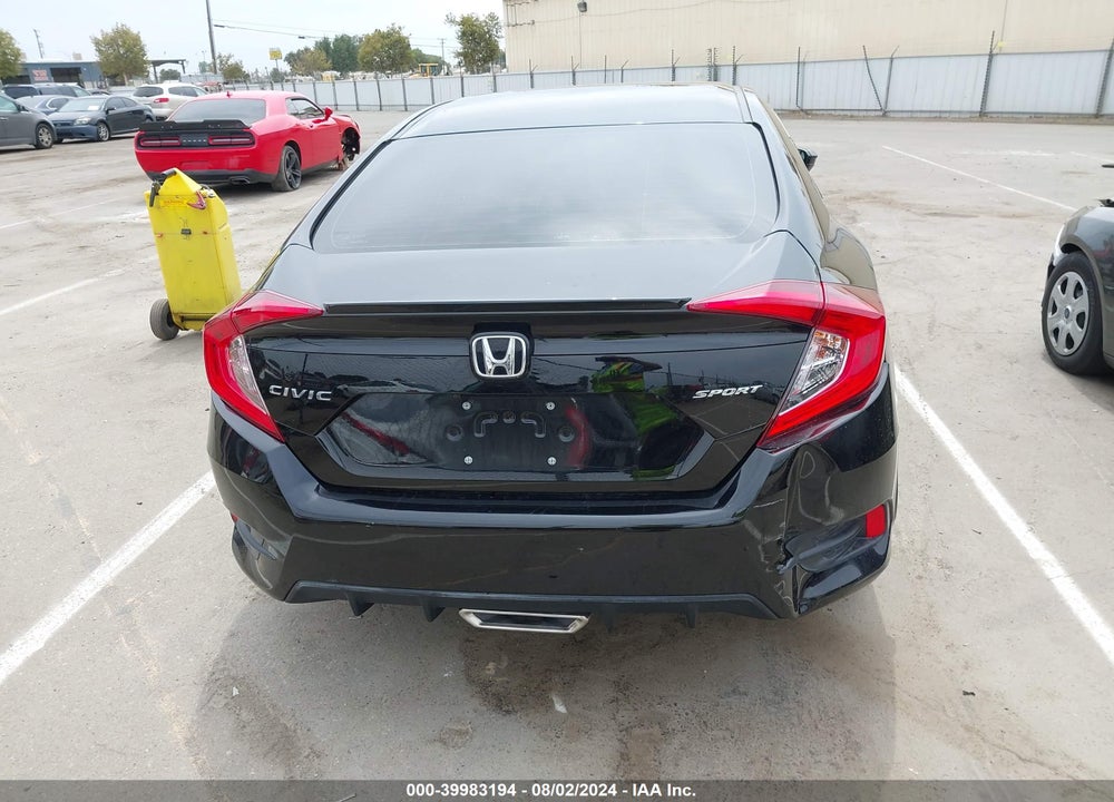 2020 HONDA CIVIC SPORT VIN: 2HGFC2F83LH574748