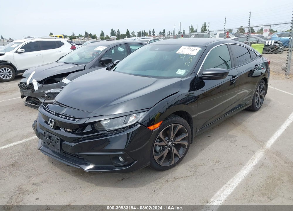 2020 HONDA CIVIC SPORT VIN: 2HGFC2F83LH574748