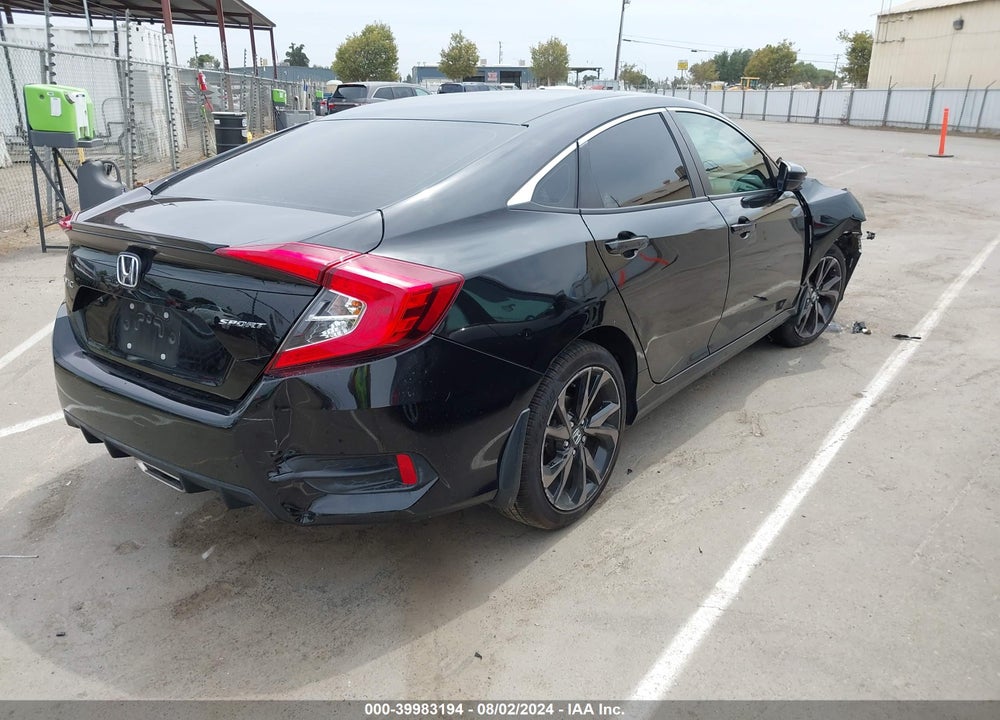 2020 HONDA CIVIC SPORT VIN: 2HGFC2F83LH574748