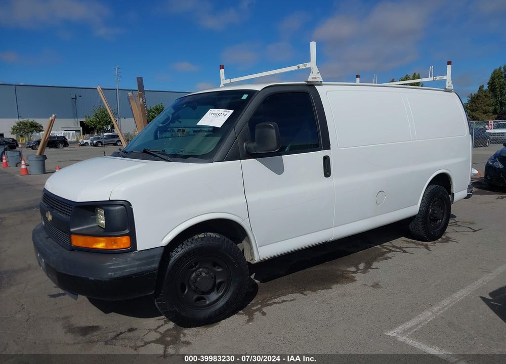 2013 CHEVROLET EXPRESS 2500 WORK VAN VIN: 1GCWGFCA7D1175696