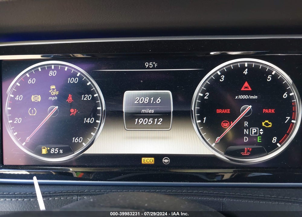 2014 MERCEDES-BENZ S 550 VIN: WDDUG8CB5EA006988