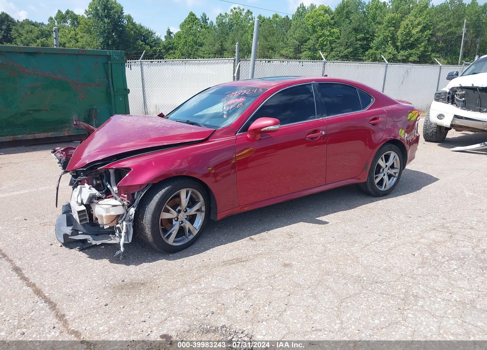 2009 LEXUS IS 250 VIN: JTHBK262095097786