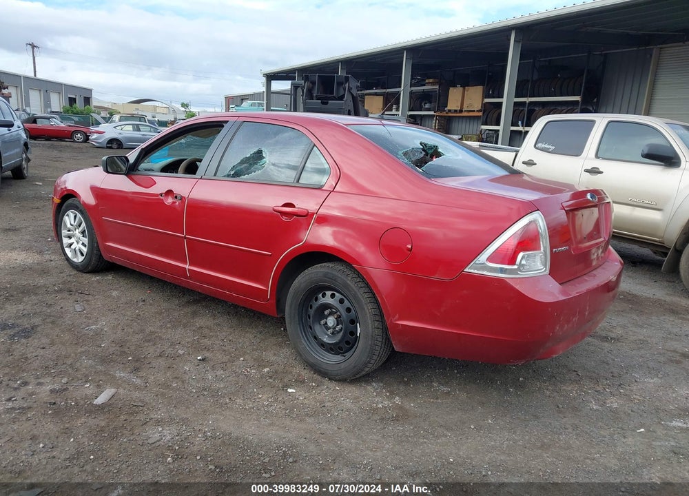 2008 FORD FUSION S VIN: 3FAHP06Z08R262865