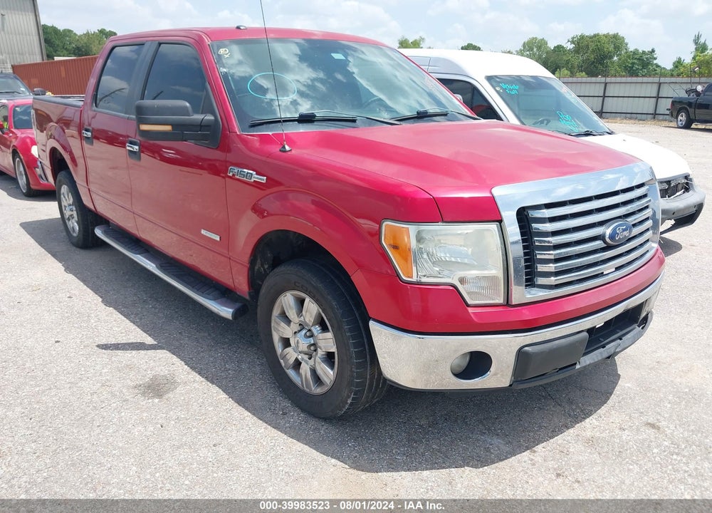 2012 FORD F-150 XLT VIN: 1FTFW1CT3CKE20347
