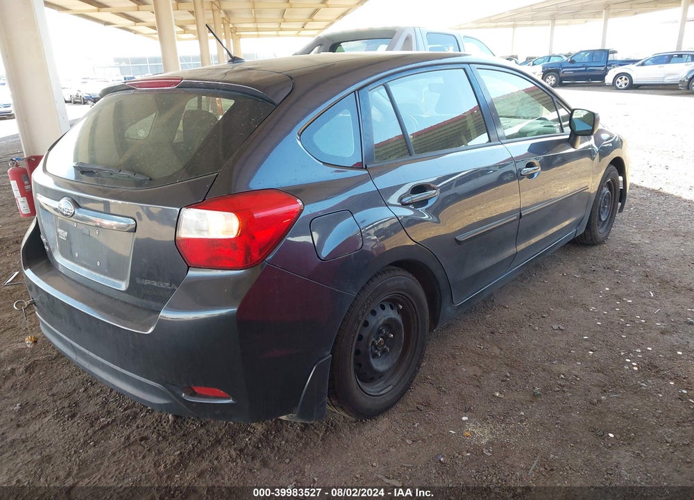 2014 SUBARU IMPREZA 2.0I VIN: JF1GPAA63E8247207